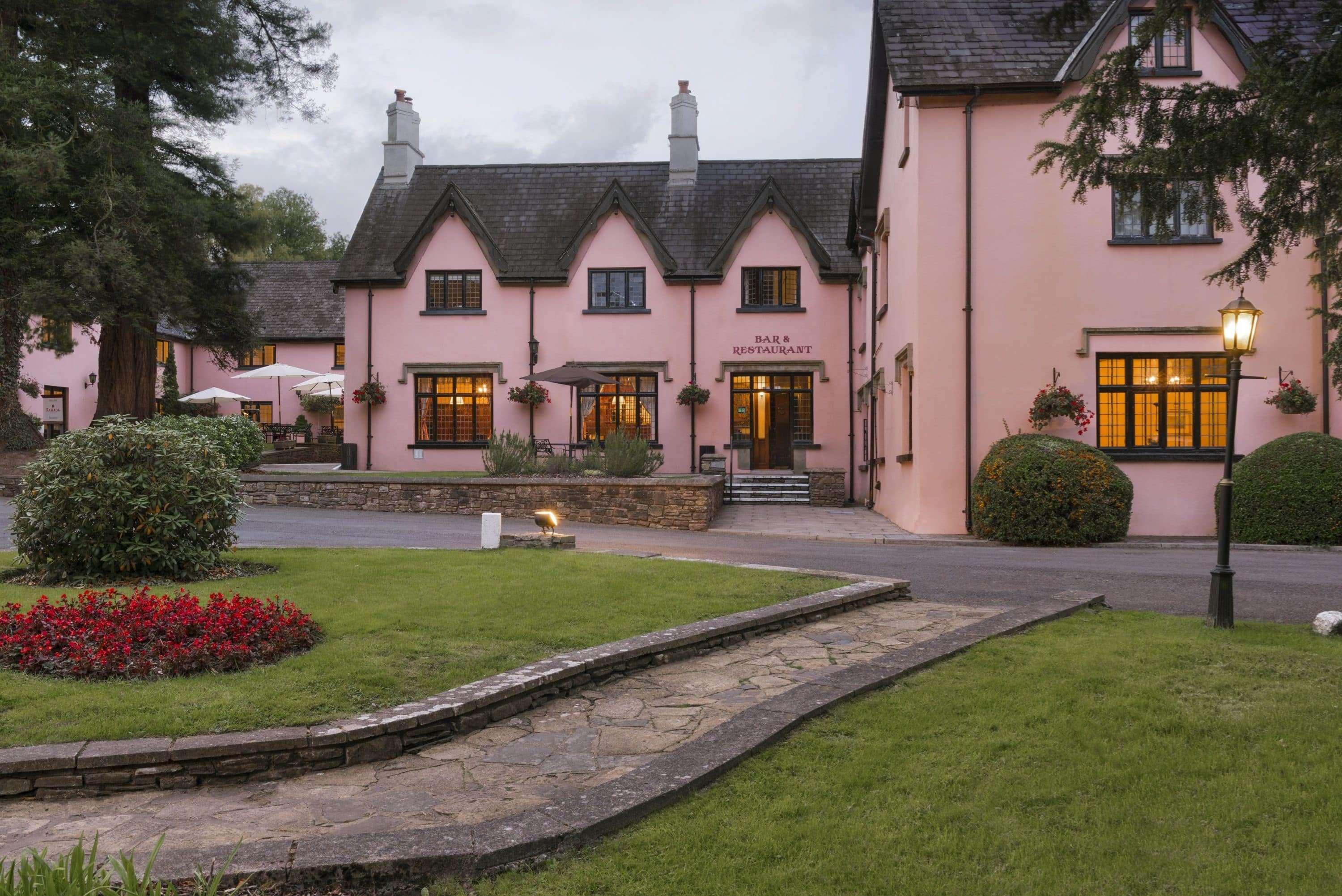 Cwrt Bleddyn Hotel & Spa Usk Exterior photo